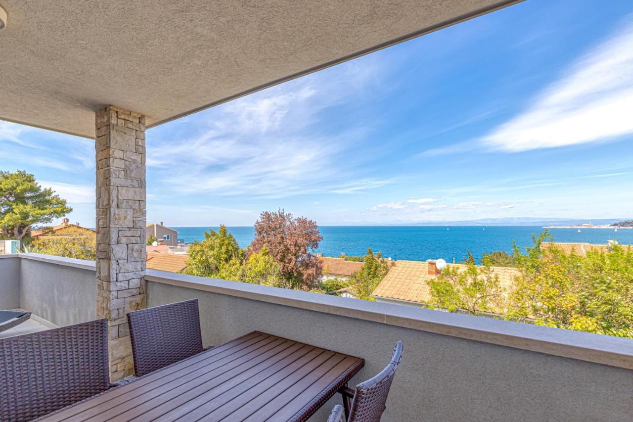 Villa Milena With Pool And Sea View Crveni Vrh Esterno foto