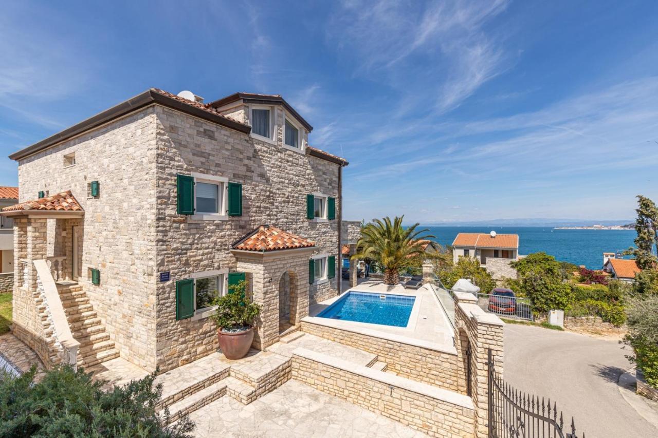 Villa Milena With Pool And Sea View Crveni Vrh Esterno foto