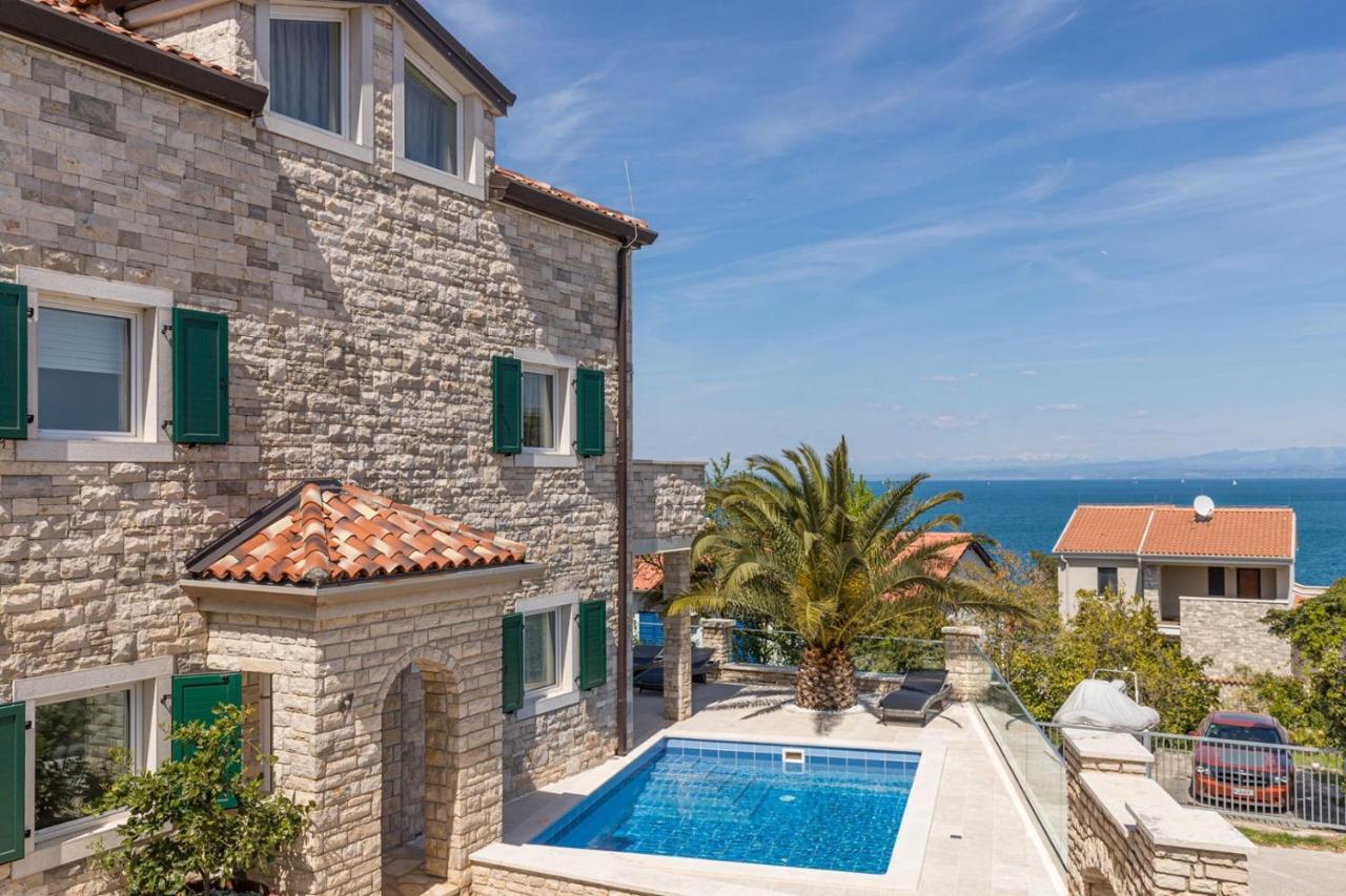 Villa Milena With Pool And Sea View Crveni Vrh Esterno foto