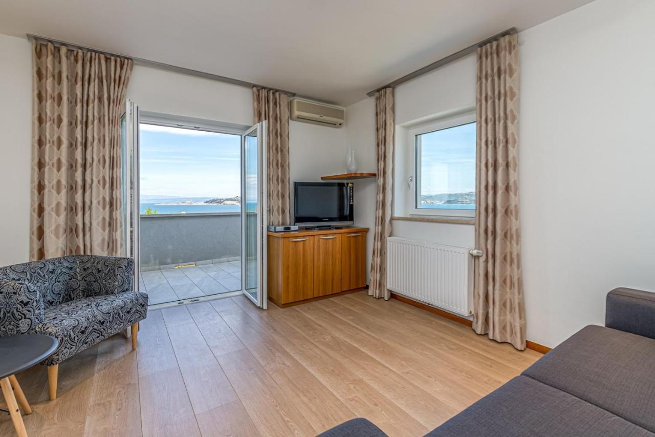 Villa Milena With Pool And Sea View Crveni Vrh Esterno foto