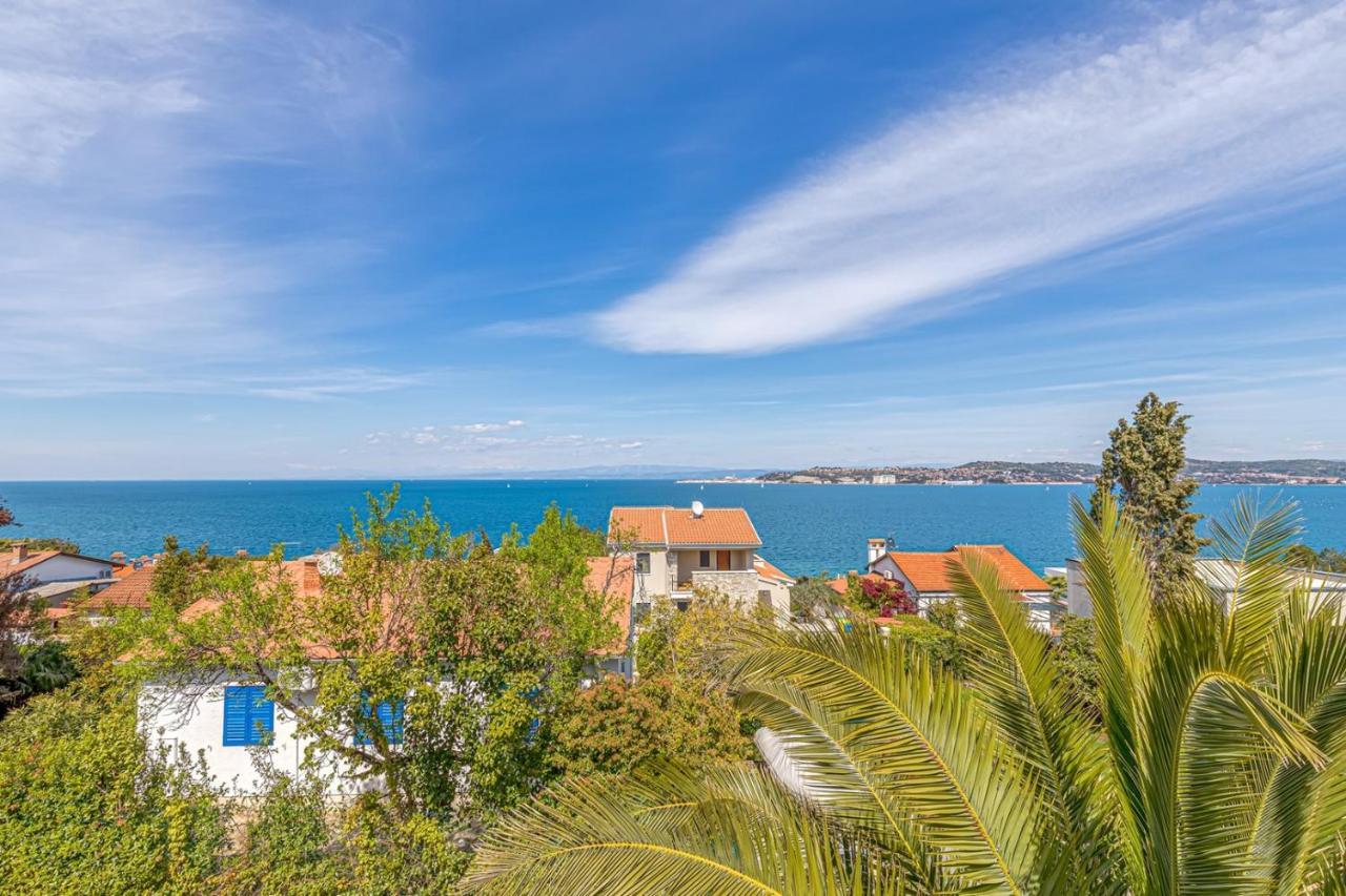 Villa Milena With Pool And Sea View Crveni Vrh Esterno foto